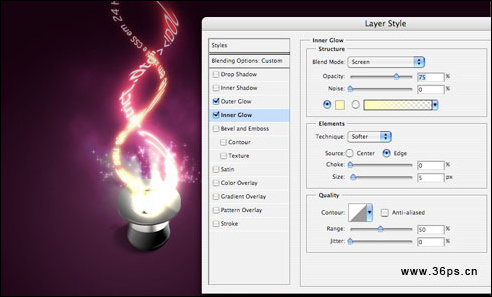 Photoshop���������Źⴴ��Ч��(��ͼ)