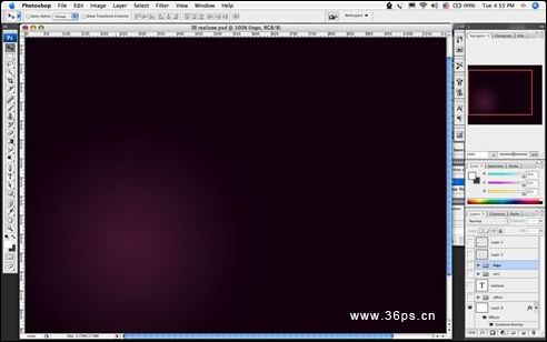 Photoshop���������Źⴴ��Ч��(��ͼ)