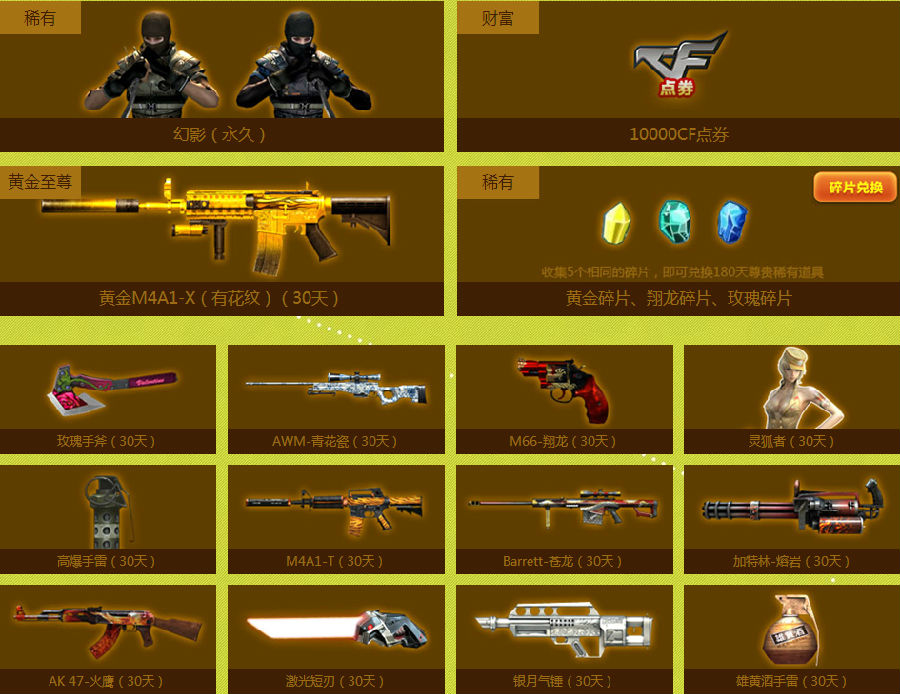 CF����˫�ھ�ϲ���� ���Ȼ���Ƭ�����ǹ�����ͻ�Ӱ����ַ