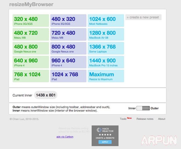 9������ҳ�ʵ�õ���Ӧʽ��ҳ���Թ���