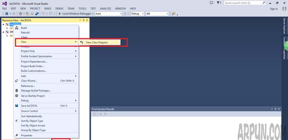 VS2013��ô�鿴��Ŀ��Class Diagram��ͼ?