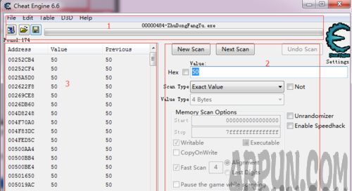 Cheat Engine �е��ڴ湤��Cheat Engine �е��ڴ湤��