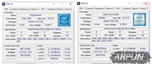 ��G4560��i3-6100�Ա�����(ͼ��)G4560��i3 6100�ĸ���ֵ�����֣�����G4560��i3-6100ʵ���Ա�����ͼ��