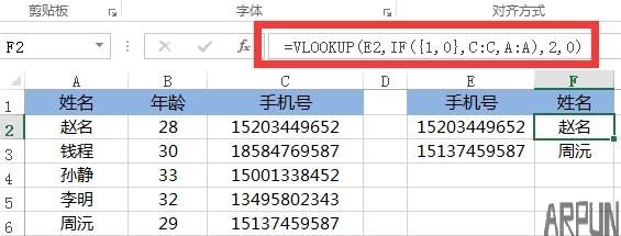 EXCELʹ�ü��ɽ��ܣ�VLOOKUP��������ҹ���