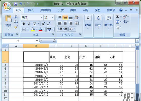 Excel 2007���Ʊ����ɣ�����б�߱�ͷ