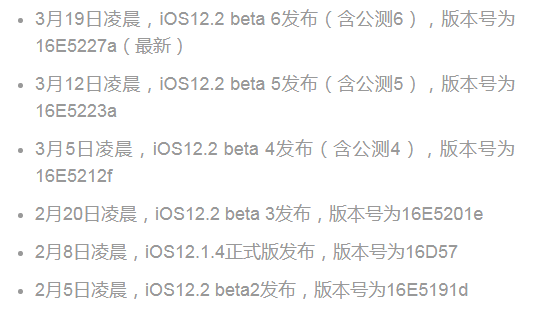 Apple iOS 12.2 beta6更新了些什么?