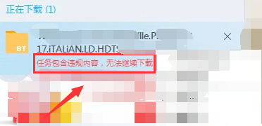 迅雷下载文件资源,有时你会遇到提示“任务包含非法内容,无法继续下载”,如何处理