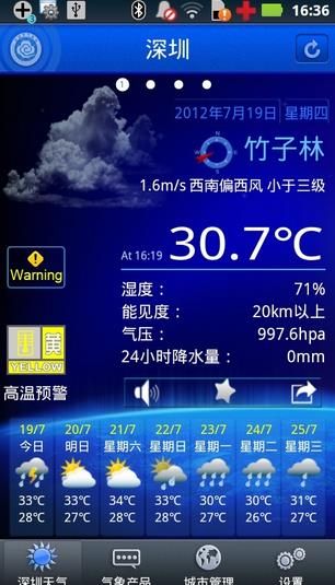 深圳天气app