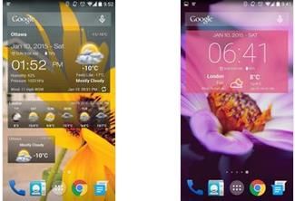 天气和时钟部件 Weather & Clock Widget