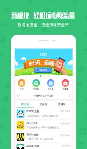 口粮流量