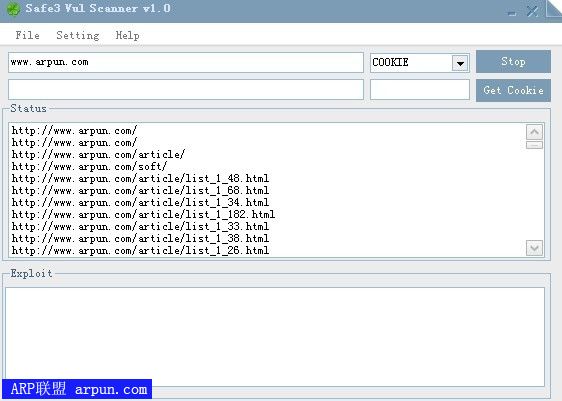 网站安全性检测工具Safe3 Vul Scanner v1.0