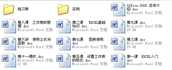 新手必下:一套完整的EXCEL教案