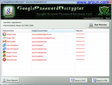 GooglePasswordDecryptor v1.7 绿色版