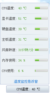 鲁大师温度监控|鲁大师硬件温度监控v1.2提取版