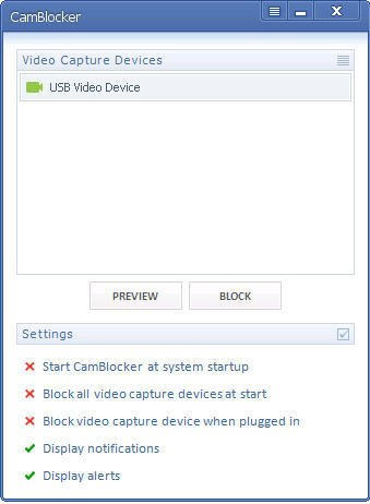 摄像头防偷窥软件(WOLFCODERS CamBlocker)