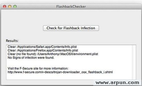 mac flashback 木马检测工具