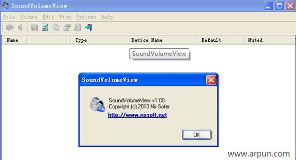 SoundVolumeView()