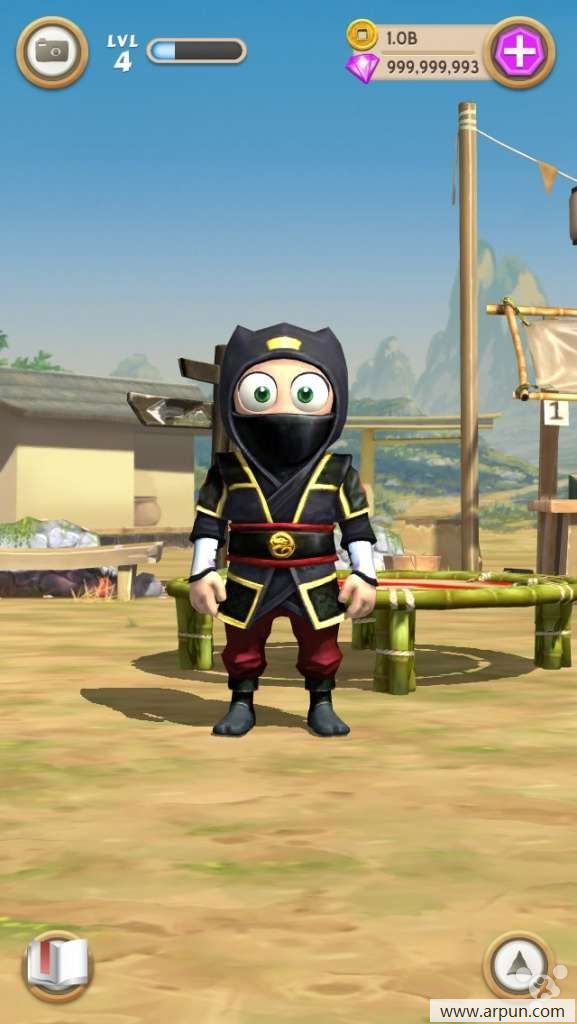 clumsy ninja无限钻石金币存档 iphone/ipad