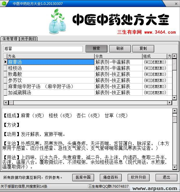 中医中药处方大全