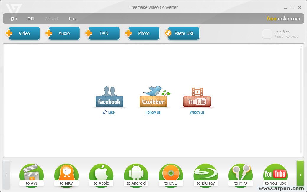免费视频转换(Freemake Video Converter)