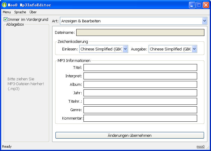 Moo0 Mp3InfoEditor(MP3Ϣ༭)