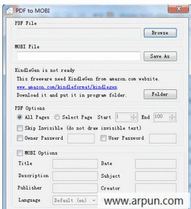 pdf转mobi软件(PDF to MOBI)