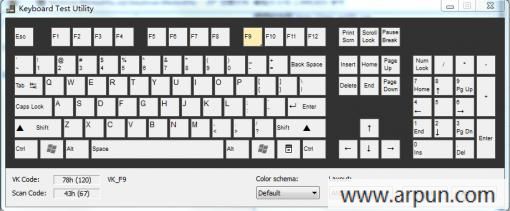 键盘测试软件 Keyboard Test Utility
