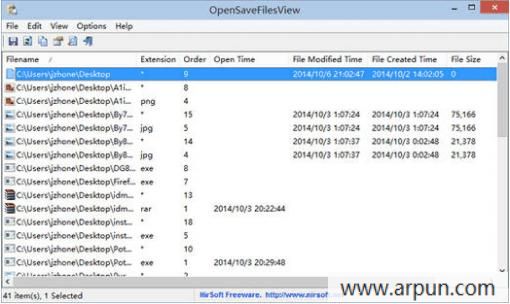 鿴ļ򿪼¼(OpenSaveFilesView)