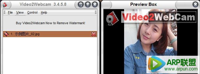 Video2Webcam