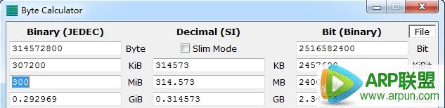 字节换算器(Byte Calculator)