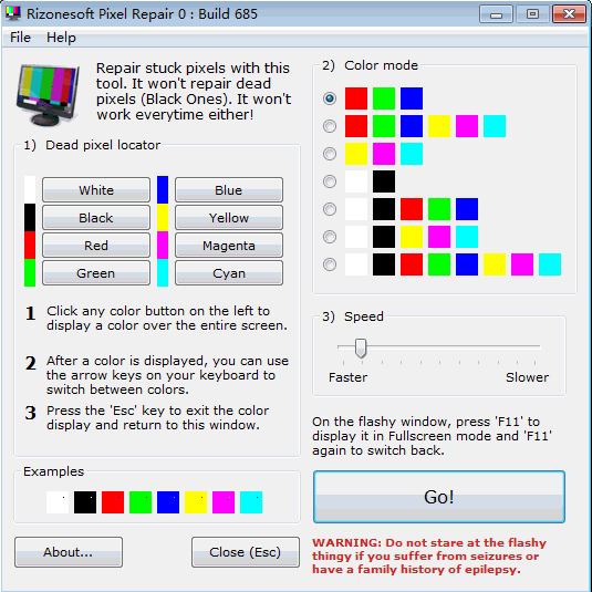 像素修复软件Rizonesoft Pixel Repair