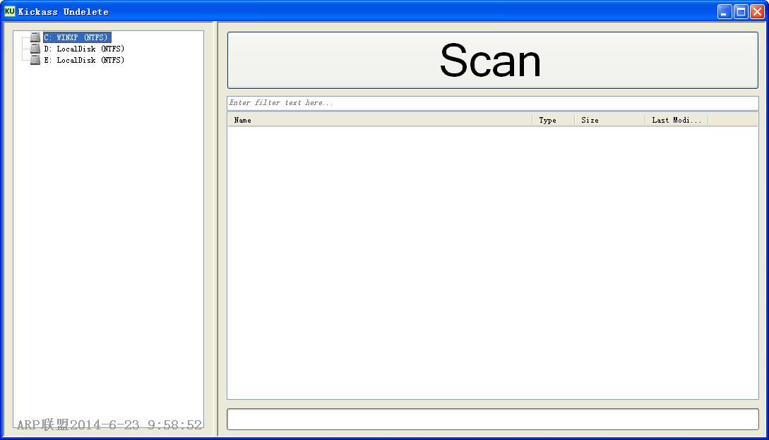 数据恢复工具Kickass Undelete