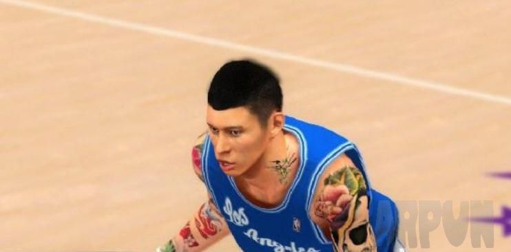 nba2k14林书豪花臂纹身modv20最新版