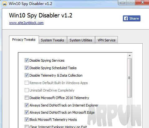 win7屏蔽升级win10工具(Win10 Spy Disable)