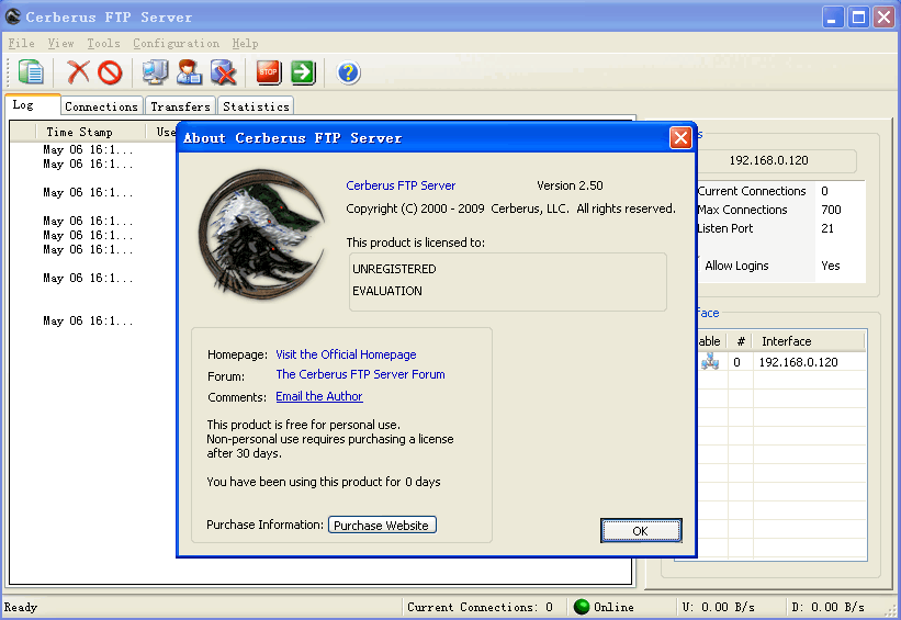 Cerberus FTP Server