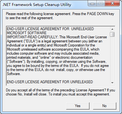 .netɾ(.NET Framework Cleanup Utility)