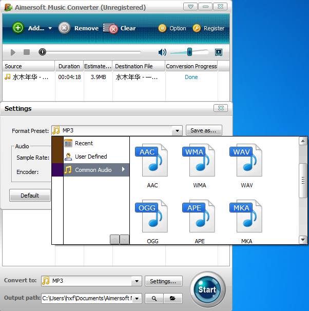 音频转换器(Aimersoft Music Converter)
