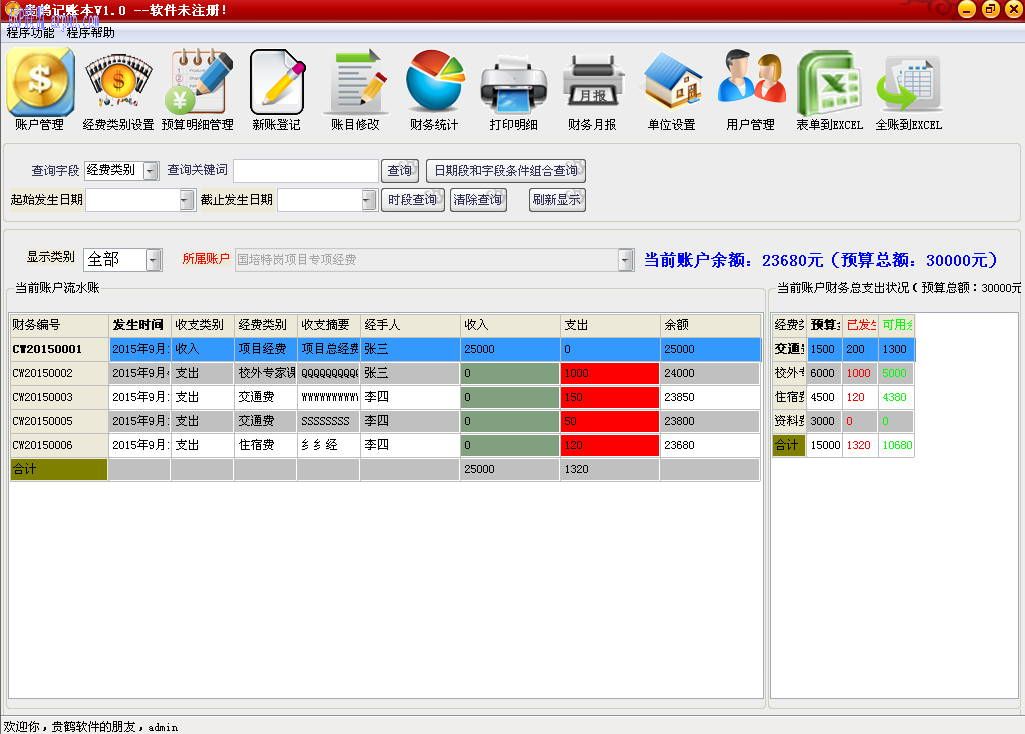 贵鹤记账本