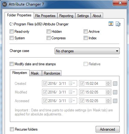 Attribute Changer