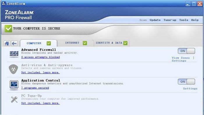 ZoneAlarm Free 2017