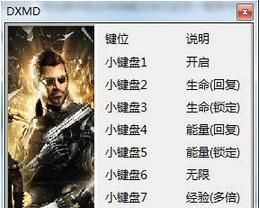 杀出重围人类分裂八项修改器