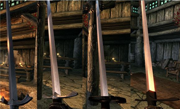 上古卷轴5重制版精致银剑mod最新版