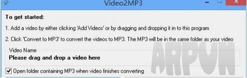 Video2MP3
