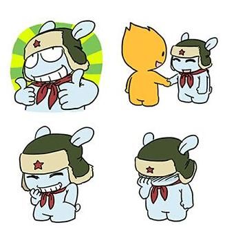 雷锋米兔qq表情包绿色免费版