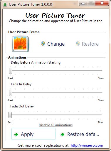 User Picture Tuner