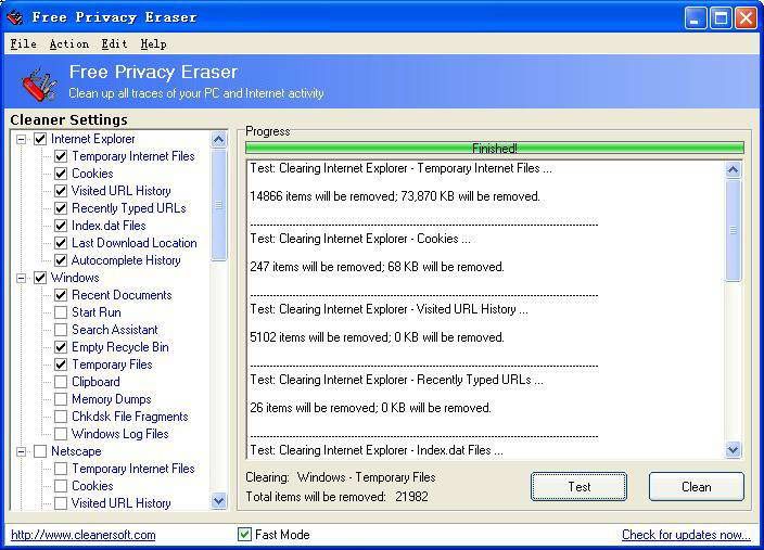 Privacy Eraser Free