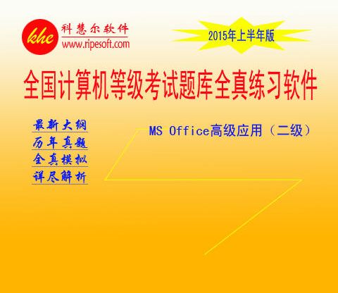 全国计算机等级考试二级MS Office高级应用 v2016 下半年版