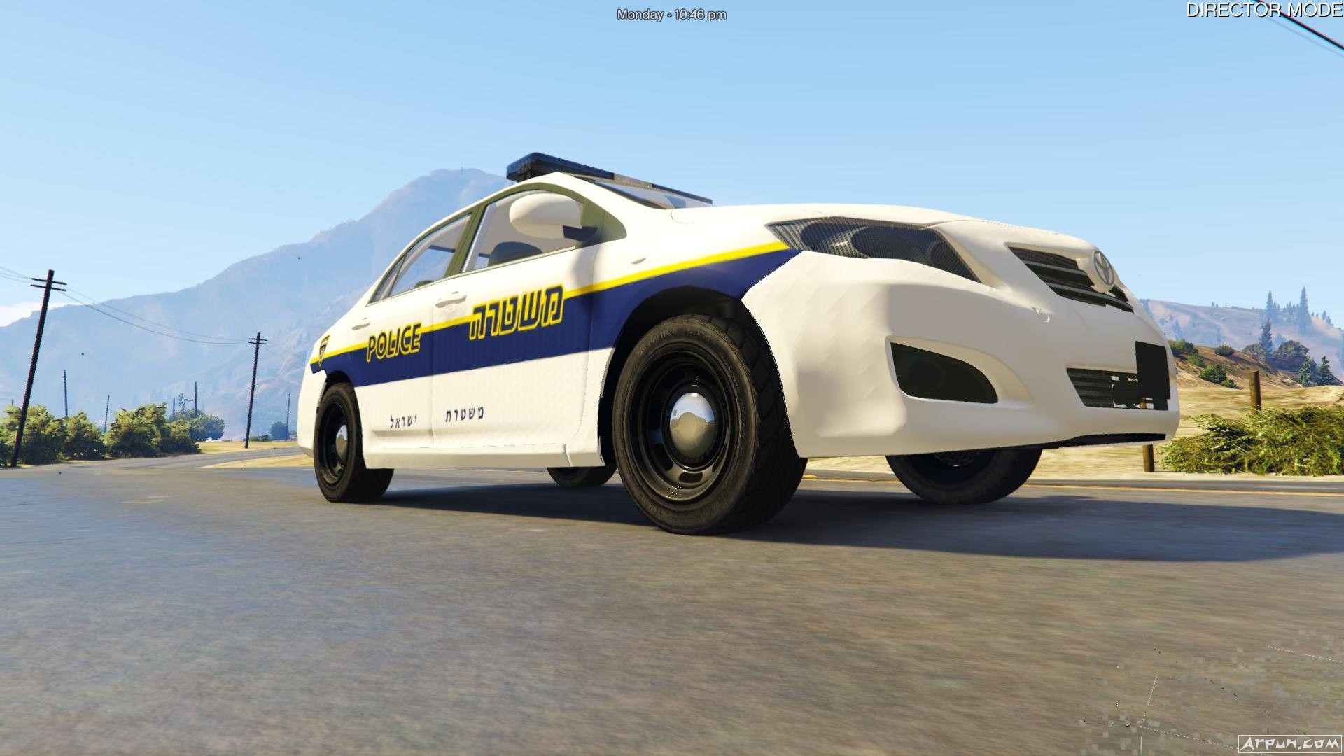 gta52009款丰田花冠以色列警用车mod最新版