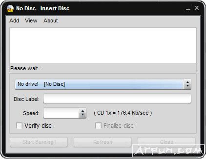 easy disc burner(cd/dvd¼)