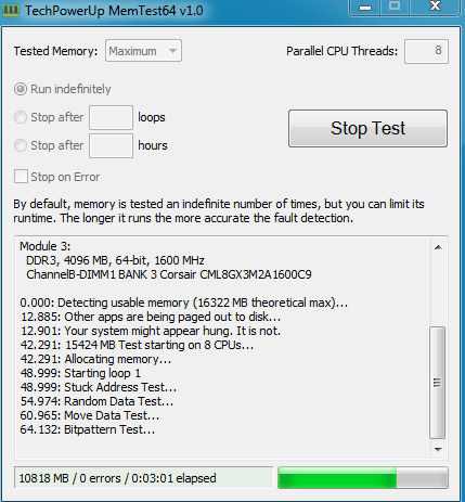 内存测试工具 MemTest64